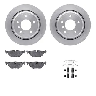 R1 Concepts WFWH1-31066 E- Line Series Brake Rotor W/ Ceramic Brake Pads & Hdw